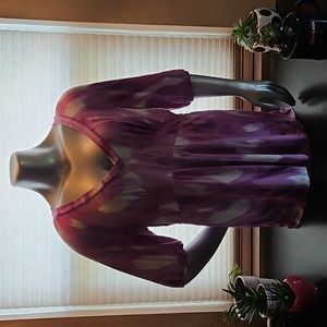 Daisy Fuentes V-Neck Top - Size XL